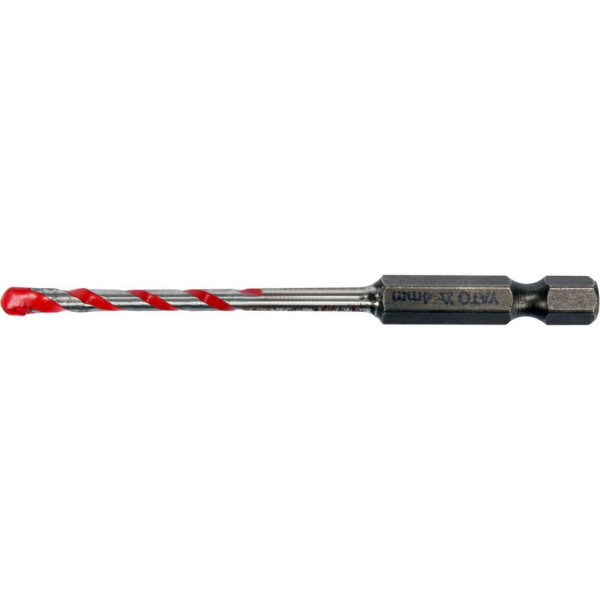 Свердло універсальне YG6X HEX 1/4" YATO 4х85мм YT-44781