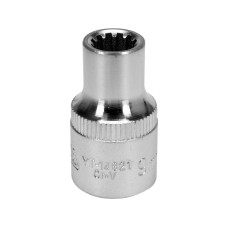 Головка торцевая "Spline" 1/2" короткая YATO 9мм YT-14821