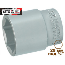 Головка торцевая  6-гранная 3/4" короткая YATO 29х50мм YT-1310