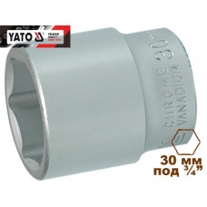 Головка торцевая  6-гранная 3/4" короткая YATO 30х55мм YT-1311