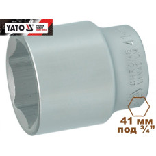 Головка торцевая  6-гранная 3/4" короткая YATO 41х65мм YT-1318