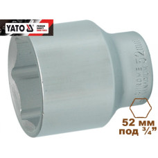 Головка торцевая  6-гранная 3/4" короткая YATO 52х70мм YT-1326