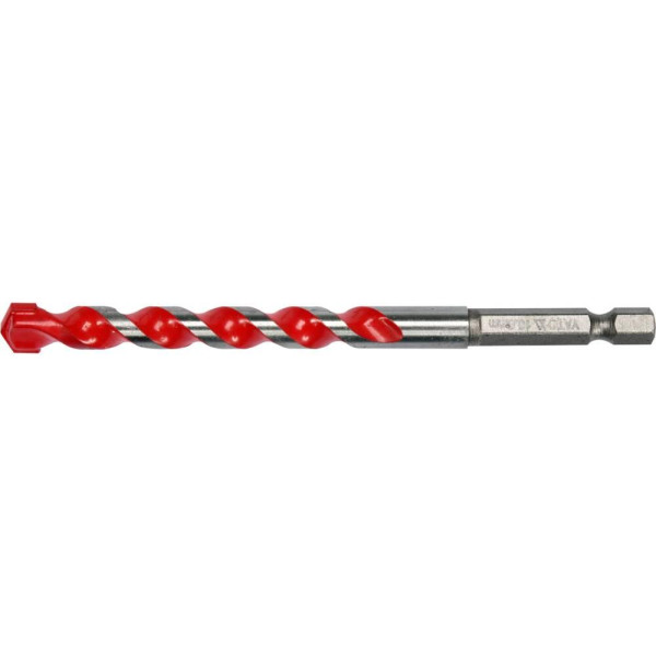 Свердло універсальне YG6X HEX 1/4" YATO 10х120/70 мм YT-44786