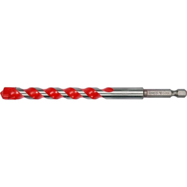 Свердло універсальне YG6X HEX 1/4" YATO 12х85мм YT-44787