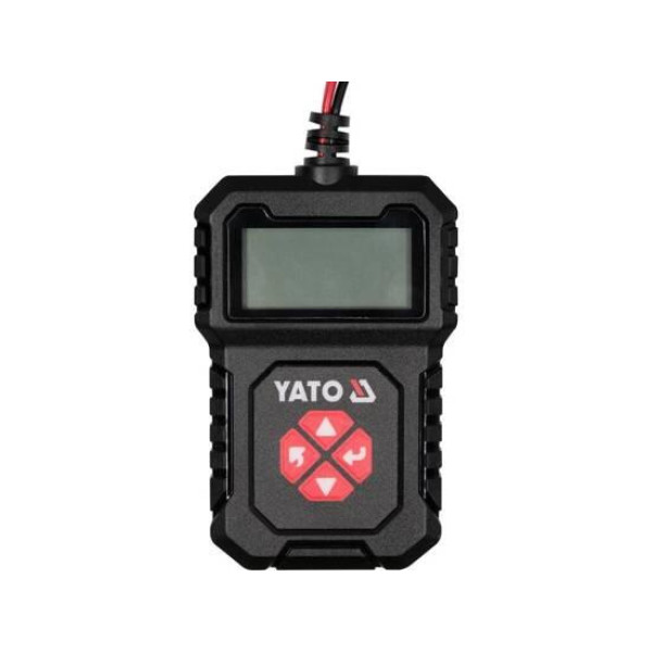 Тестер електронний для акумуляторів 12 В YATO з LED цифровим дисплею YT-83114