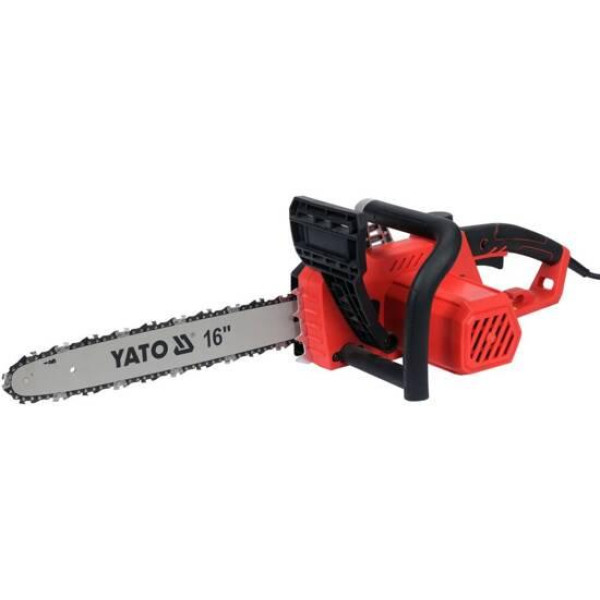 Пила ланцюгова електромережева YATO 230 В 2.4 кВт шина 16"/40см 56звеників YT-84872