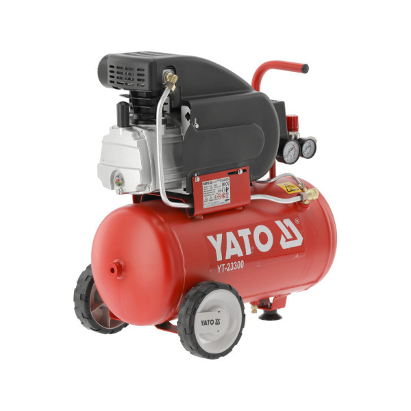 Компресор мережевий YATO 230 В 1.5 кВт ≤ 8 Bar 200 л/хв ресивер 24 л YT-23300