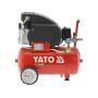 Компресор мережевий YATO 230 В 1.5 кВт ≤ 8 Bar 200 л/хв ресивер 24 л YT-23300