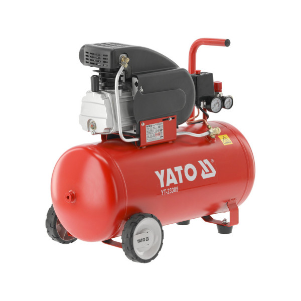 Компресор мережевий YATO 230 В 1.5 кВт ≤8Bar 200 л/хв ресивер 50 л YT-23305
