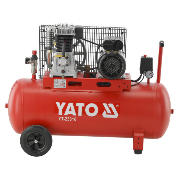 Компресор мережевий YATO 230 В 2.2 кВт ≤10Bar 360 л/хв ресивер 100 л YT-23310