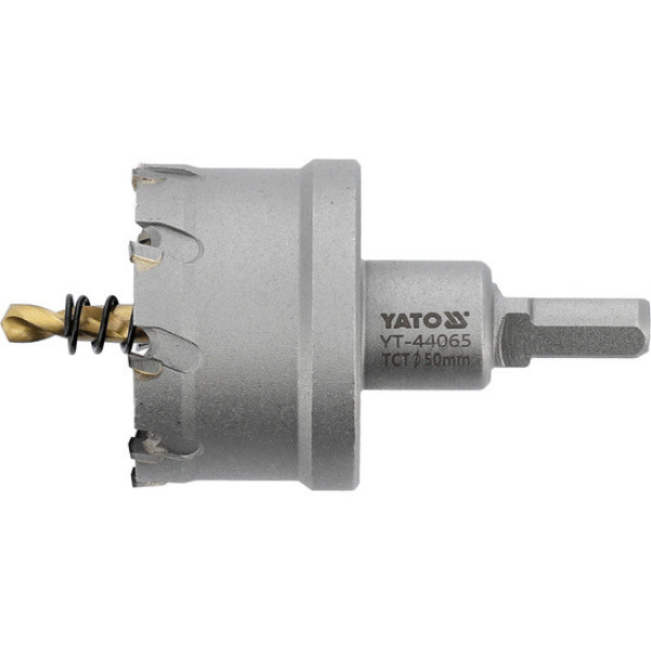 Свердло-коронка для металу до 25 мм TCT YATO 3/8" 50x103мм YT-44065