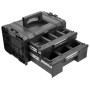Ящик модульный Т2 системы S12 пластиковый с 2 выдвижными ящиками YATO 450x313x245мм YT-08973