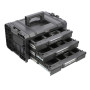 Ящик модульный Т3 системы S12 пластиковый с 3 выдвижными ящиками YATO 450x320x240мм YT-08974