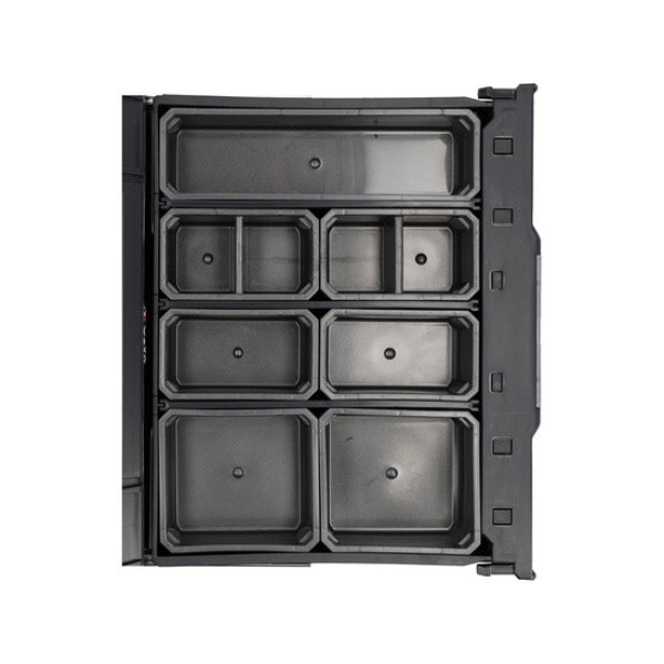 Ящик модульный Т3 системы S12 пластиковый с 3 выдвижными ящиками YATO 450x320x240мм YT-08974