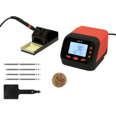 Паяльна станція мережева 110-230В YATO 75 Вт 90-480 °C, жало тип T12 LCD YT-82462