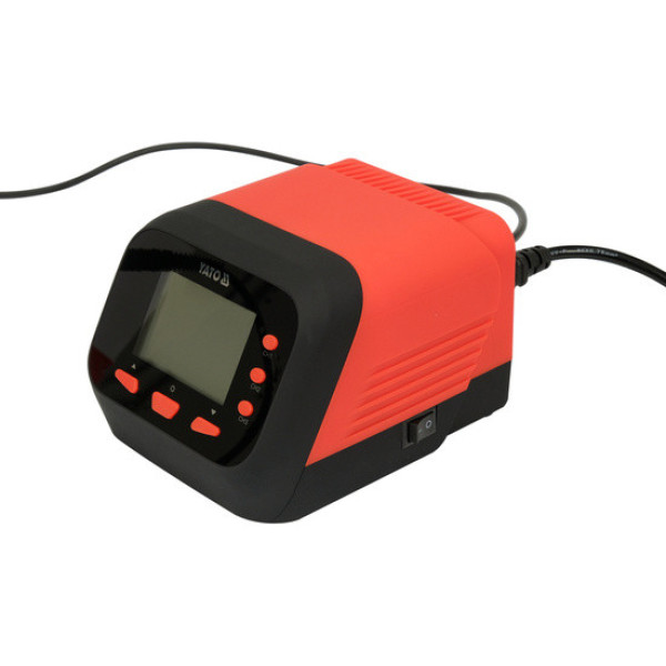 Паяльна станція мережева 110-230В YATO 75 Вт 90-480 °C, жало тип T12 LCD YT-82462