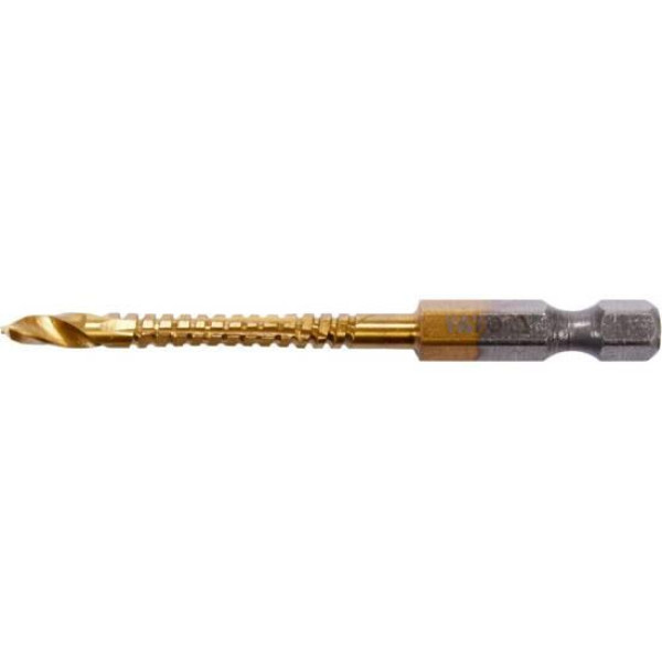 Свердло для металу фрезерувальне 4 х 78/43мм HEX 1/4" YATO YT-44821 YT-44821