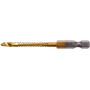 Свердло для металу фрезерувальне 4 х 78/43мм HEX 1/4" YATO YT-44821 YT-44821