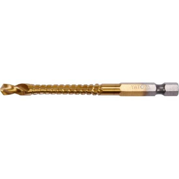 Свердло для металу фрезерувальне 6 х 89/54мм HEX 1/4" YATO YT-44823 YT-44823