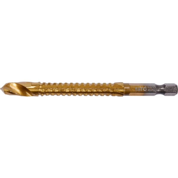 Свердло для металу фрезерувальне 8 х 99/64 мм HEX 1/4" YATO YT-44826 YT-44826