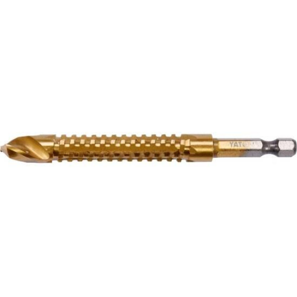 Свердло для металу фрезерувальне 10 х 105/70 мм HEX 1/4" YATO YT-44828 YT-44828