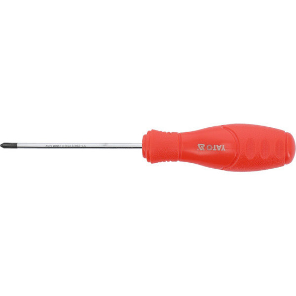 Викрутка з хрещатим шліцом Philips YATO PH0х75мм YT-25672