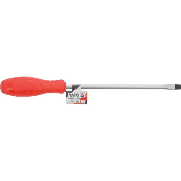 Викрутка з плоским шліцом Slotted YATO SL8х200мм YT-25664