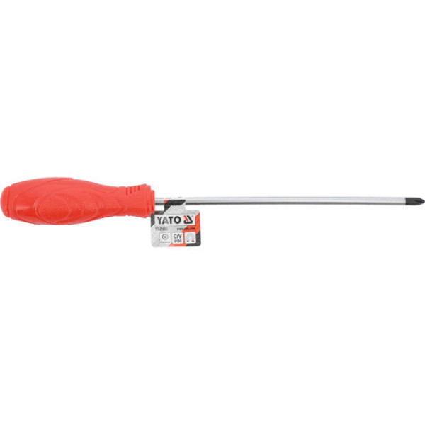 Викрутка з хрещатим шліцом Philips YATO PH2х200мм YT-25680