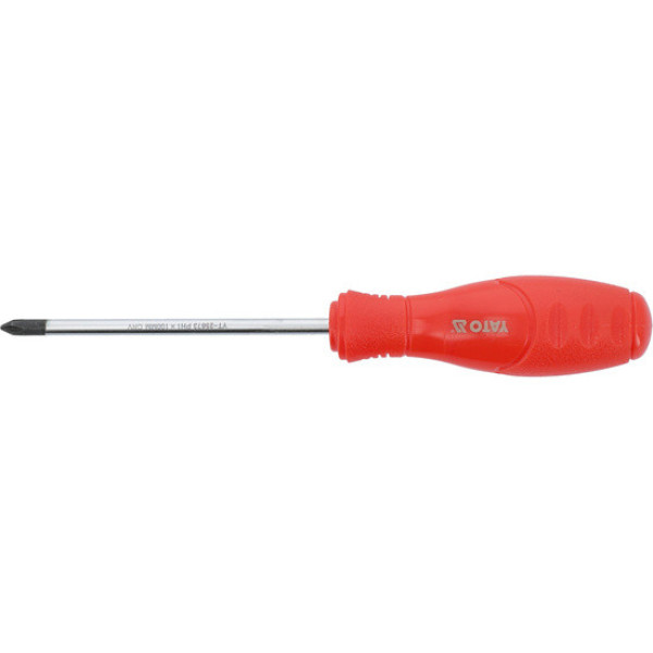 Викрутка з хрещатим шліцом Philips YATO PH1х100 мм YT-25673