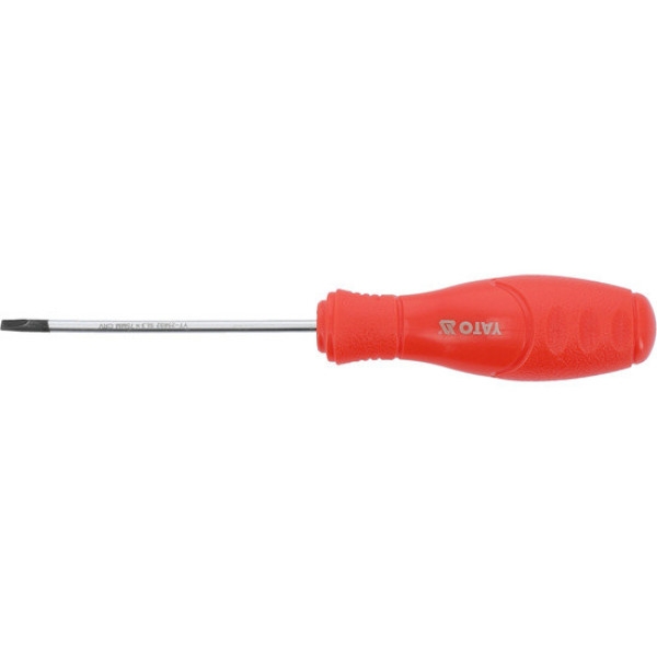 Викрутка з плоским шліцом Slotted YATO SL3х75мм YT-25652