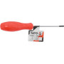 Викрутка з плоским шліцом Slotted YATO SL3х75мм YT-25652