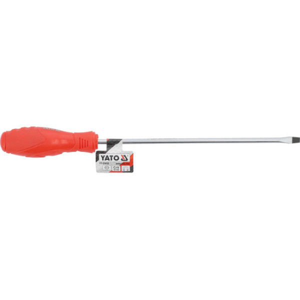 Викрутка з плоским шліцом Slotted YATO SL5х200мм YT-25655