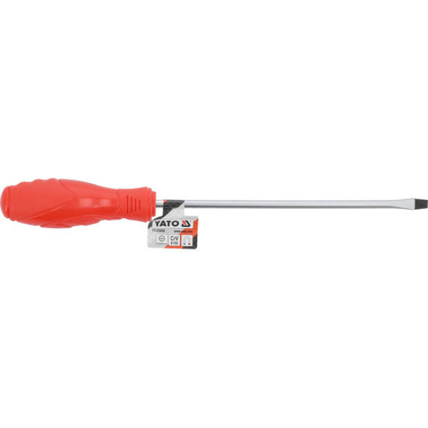Викрутка з плоским шліцом Slotted YATO SL6х200мм YT-25660