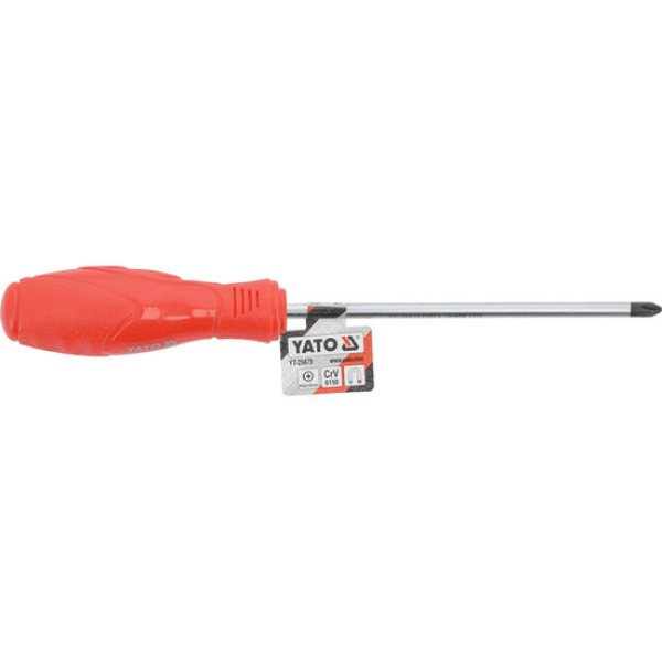 Викрутка з хрещатим шліцом Philips YATO PH2х150 мм YT-25679