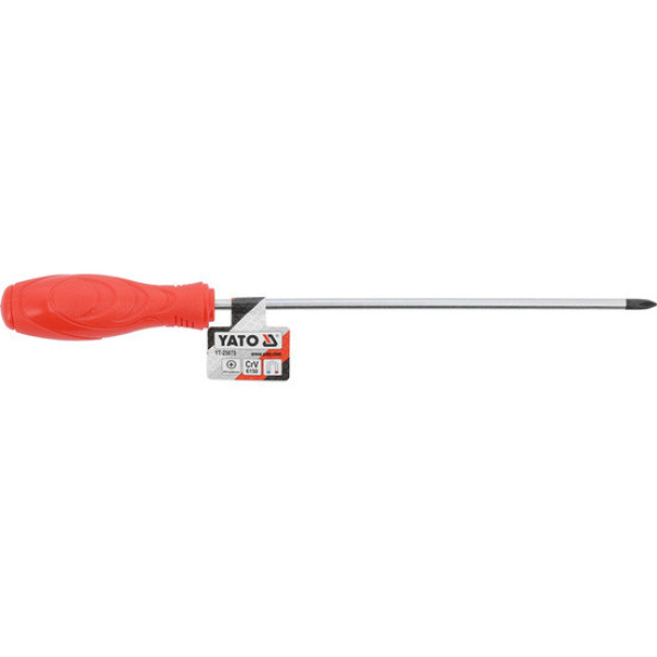 Викрутка з хрещатим шліцом Philips YATO PH1х200мм YT-25675