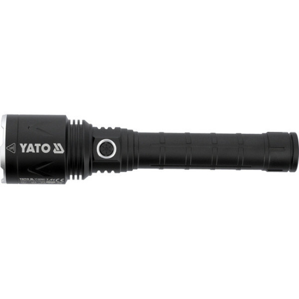 Ліхтар світлодіодний акумуляторний YATO Li-Ion 7.4 В 5 А·год режими 8000/4500/1150 Лм заряджка від USB YT-085601