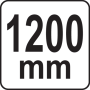 Плиткоріз ручний з 2 напрямними YATO 1200 мм 0-45° YT-37002