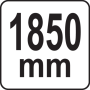 Плиткоріз ручний з напрямною YATO 1850 мм 0-45° YT-37011