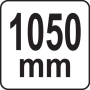 Плиткоріз ручний з напрямною YATO 1050 мм 0-60° YT-37015