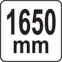 Плиткоріз ручний з напрямною YATO 1650 мм 0-60° YT-37017