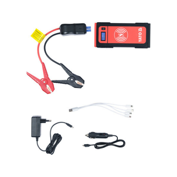 Пускозарядна батарея Li-Ion YATO16 Агод 400/800А USB 9В 2А YT-83085