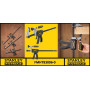 Струбцина самозатискна гібридна STANLEY FatMax 300 мм сила затискача 136/374кг FMHT83006-0