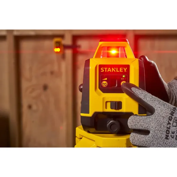 Нівелір лазерний обертовий червоний STANLEY "FatMax" 360° діапазон 30 м +/- 2 мм на 10 м STHT77616-0