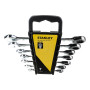 Набір комбінованих ключів 8-19 мм із тріскачкою STANLEY 7 шт. STMT82846-0