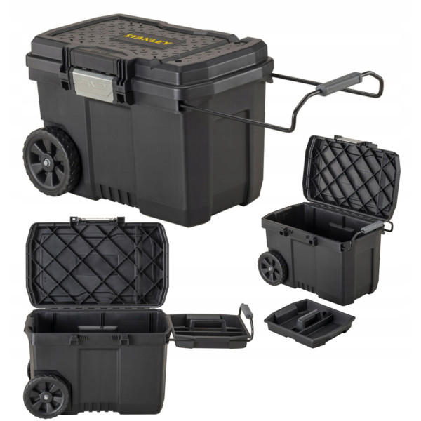 Ящик для інструментів STANLEY "Mobile Job Chest" на колесах пластик 62х40х42 см STST33090-1