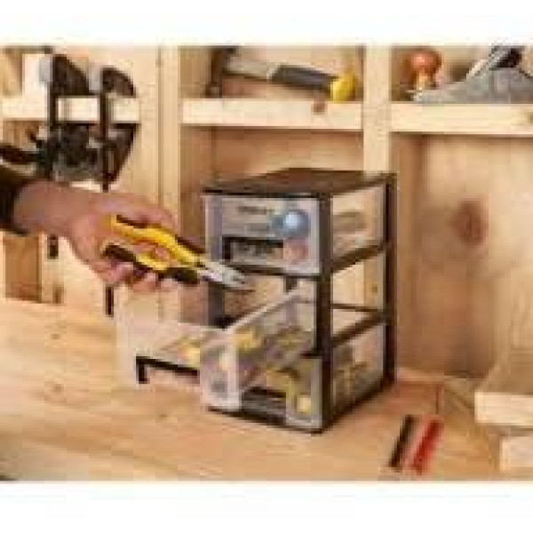 Ящик STANLEY ESSENTIAL розмір М вертикальний 3 висувні секції 24х17х30см STST40711-1