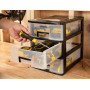 Ящик STANLEY ESSENTIAL розмір L вертикальний 3 висувні секції 34х25х32 см STST40712-1