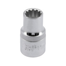 Головка торцевая Spline удлиненная YATO 1/2" 11мм YT-1463