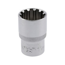 Головка торцевая Spline удлиненная YATO 1/2" 19мм YT-1471