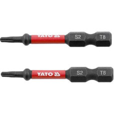 Насадка викруткова ударна "TORX" T8х50мм шпиндель HEX 1/4" YATO 2 шт. YT-78050